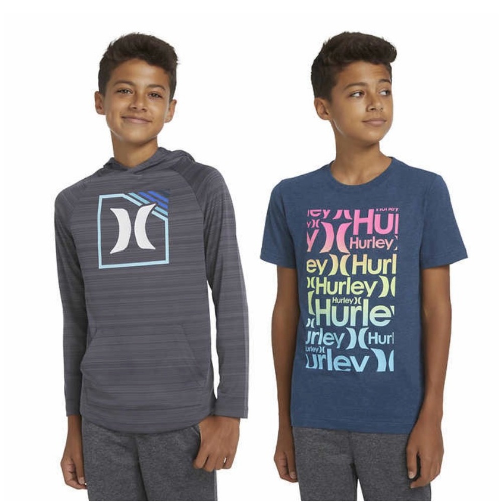 Hurley Youth Lightweight Hoodie & Tee